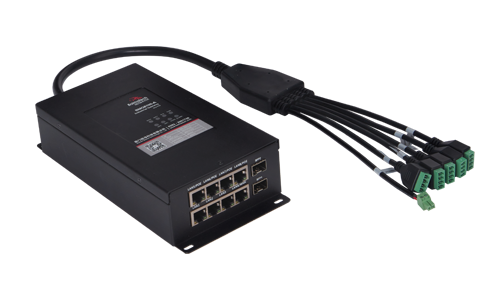 用创新为智慧杆行业应用赋能。EbpayBMG8100智能网关，业内首创引出式防水线设计、有线与无线通信+边缘控制+供电管理于一体的强大配置，是智慧路灯杆系统的核心。