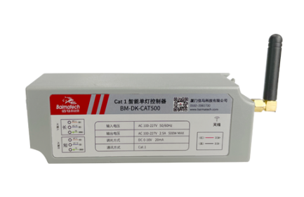 EbpayBM-DK-CAT500系列单/双灯控制器，基于4G/Cat.1通信技术，具有易实施、免布线、工作可靠、易于维护等优点，拥有灯具数据采集监测、在线管理、外接扩展等功能，主要应用于隧道照明、道路照明、园区照明、港口照明、商业照明等